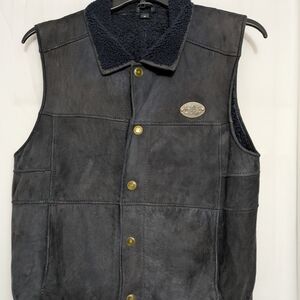 Knight’s New Zealand Lambskin Wool Shearling Vest Men’s M